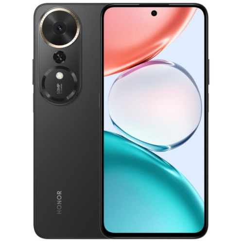 Honor Play 70 Plus, 12 Go + 256 Go, lecteur d'empreintes digitales latéral, écran 6,77 pouces, MagicOS 9.0, Snapdragon 6s Gen 3 Octa Core, réseau : 5G, NFC, OTG (noir) SH451B718-313